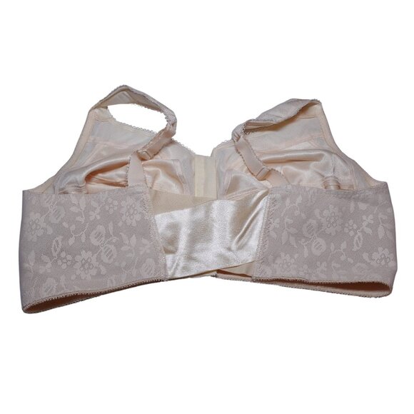 LN Playtex 18 Hour Front-Closure Flex Back Wireless Bra Sz 42D Beige 4695 - Picture 5 of 11